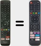 T&eacute;l&eacute;commande universelle Universal TV Hisense
