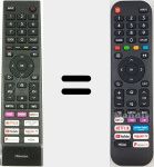 Télécommande universelle Universal TV Hisense