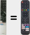 T&eacute;l&eacute;commande universelle Universal TV Hisense