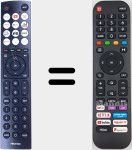 T&eacute;l&eacute;commande universelle Universal TV Hisense