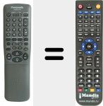 Télécommande pour remplacer EUR571753
