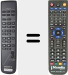 Télécommande pour remplacer RMS336