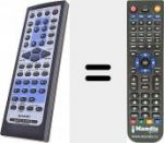 Télécommande pour remplacer RRMCGA162AWSA