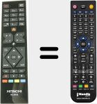 T&eacute;l&eacute;commande pour remplacer RC39105 (23502357)