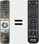 Télécommande pour remplacer RC4318P (0530054938)