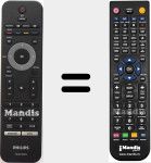 Télécommande pour remplacer RC 2143801 / 01 (313922852871)