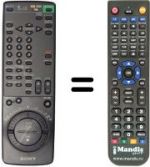 Télécommande équivalente Sony SLV-E 710 VP