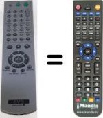 Télécommande équivalente Sony DVP-M50
