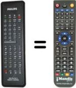 Télécommande équivalente Philips 26CS3385-02Z