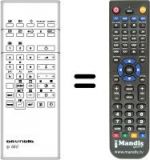 Télécommande équivalente TP 660
