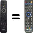 Télécommande équivalente Philips BDP-9500