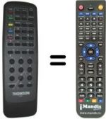 Télécommande équivalente Telefunken 7331