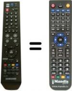 Télécommande équivalente Samsung AH59-01867J
