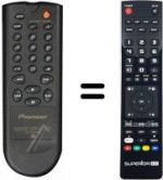 Télécommande équivalente Pioneer PD-S507