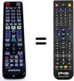 Télécommande équivalente Samsung AH59-02349A