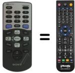 Télécommande équivalente RMX142