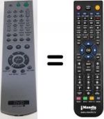 Télécommande équivalente Sony DVP-M50
