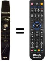 Télécommande équivalente LG 47LX9500