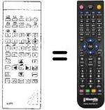 Télécommande équivalente TP 661