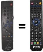 Télécommande équivalente Grundig ST270IDTV/LOG