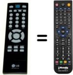 Télécommande équivalente LG SCB20F80