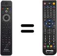 Télécommande équivalente Philips BDP-9500