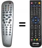 Télécommande équivalente Philips 29PT5322-01