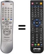 Télécommande équivalente Pioneer PDP433HDE