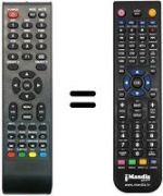 Télécommande équivalente Quadro QUA001
