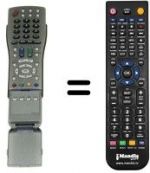 Télécommande équivalente Sharp LC-37GD9E