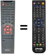 Télécommande équivalente STOREX AIVX360