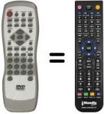 Télécommande équivalente Seg DVD530