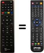 Télécommande équivalente TS6815