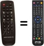 Télécommande équivalente HVS53545