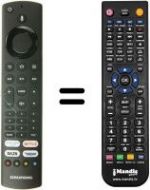 Télécommande équivalente HVS57088