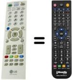 Télécommande équivalente HVS51375