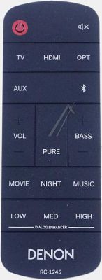 Télécommande d'origine DENON RC-1245