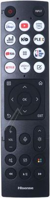 T&eacute;l&eacute;commande d'origine HISENSE ERF3E96H