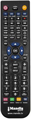 Télécommande équivalente TC 125 Télécommande équivalente TC 125