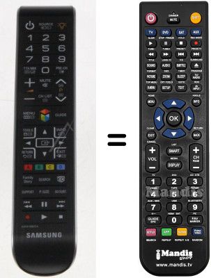 T&eacute;l&eacute;commande &eacute;quivalente AA59-00633A