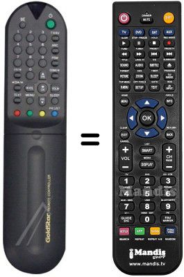 Télécommande équivalente 6710V00009L Télécommande équivalente 6710V00009L