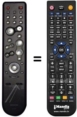 Télécommande équivalente Denon RC-1117