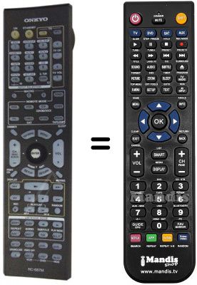 T&eacute;l&eacute;commande &eacute;quivalente RC687M