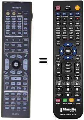T&eacute;l&eacute;commande &eacute;quivalente Onkyo RC691M