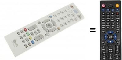 Télécommande équivalente LG 42LW659S