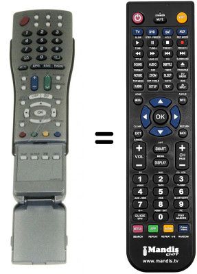 Télécommande équivalente Sharp LC-37GD9E