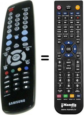 Télécommande équivalente Samsung BN59-00687A Télécommande équivalente Samsung BN59-00687A