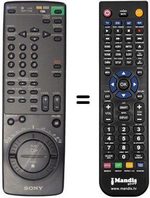 Télécommande équivalente Sony SLV-E710VP Télécommande équivalente Sony SLV-E710VP