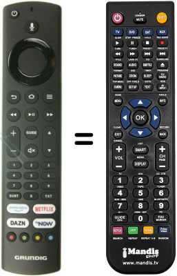 Télécommande équivalente HVS57088