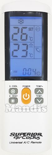 Télécommande Airco Plus universelle pour climatiseurs Huake TCL Uni-Air